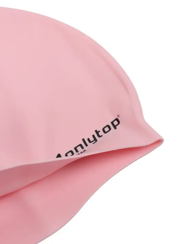 Шапочка для плавания взрослая ONLYTOP, силиконовая, 56 г, обхват 54-60 см, розовая
