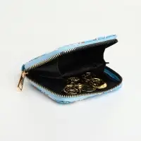 Кошелёк детский &laquo;Кролики&raquo;, на молнии, голубой