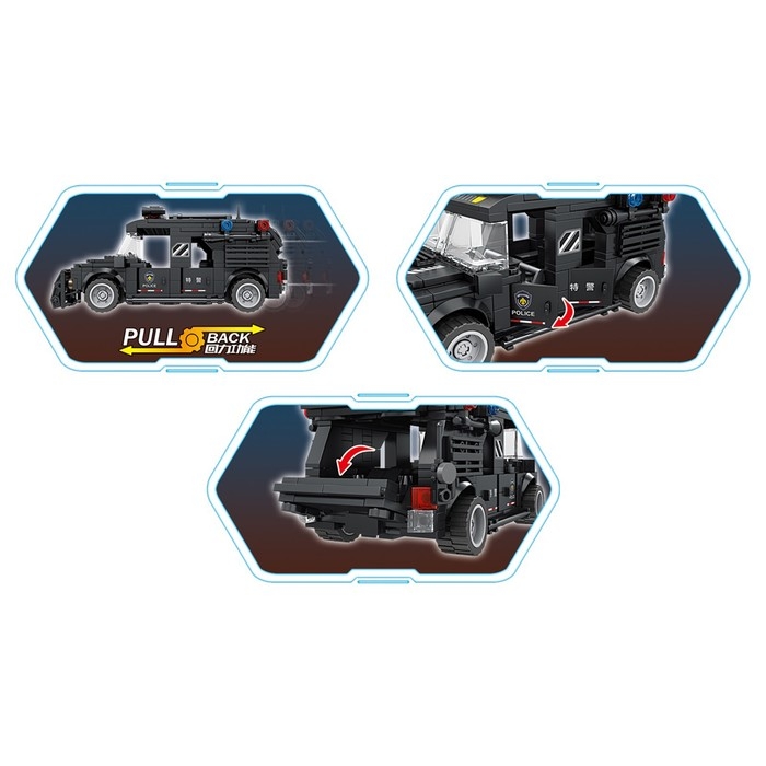 Конструктор Спецназ «Броневик», инерция, 403 детали Конструктор Спецназ «Броневик», инерция, 403 детали