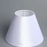 Абажур BayerLux &laquo;Велюр&raquo;, E27 или E14, белый, 24&times;24&times;18 см