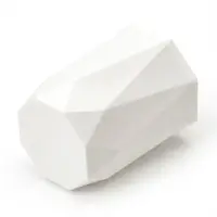 Стакан для зубных щёток &laquo;Призма&raquo;, 9.5&times;9.5&times;11 см, белый