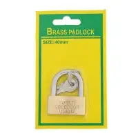 Замок навесной, тип 1, 33&times;40 мм, 2 ключа
