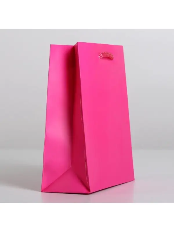 Пакет подарочный ламинированный, упаковка, «Фуксия», S 12 х 15 х 5.5 см Пакет подарочный ламинированный, упаковка, «Фуксия», S 12 х 15 х 5.5 см