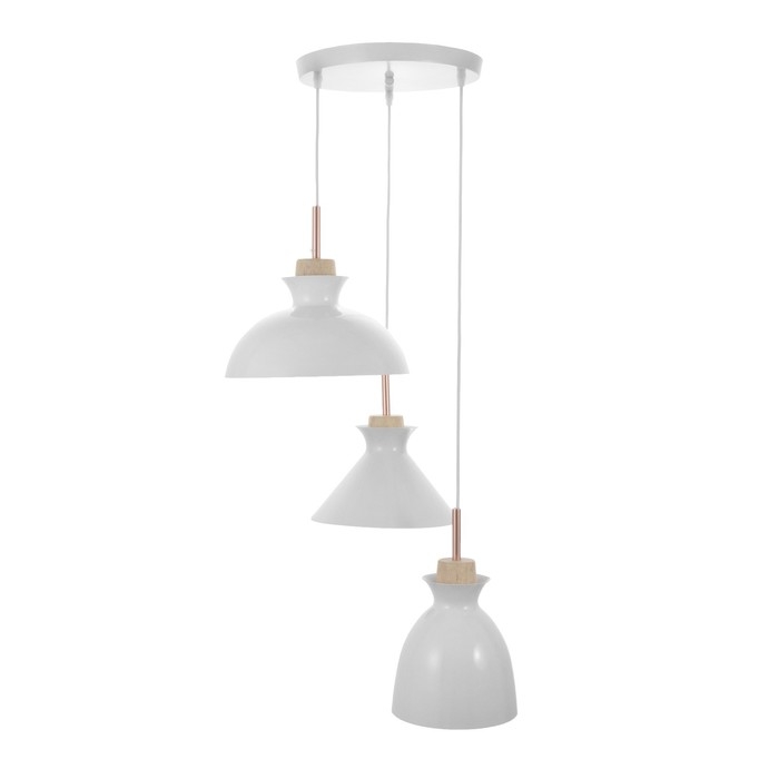 Светильник BayerLux Светильник BayerLux "Вармо" 3хЕ27 40Вт белый 41х41х25-125см