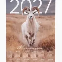 Календарь 2027, настенный, А1 &laquo;Козел&raquo;
