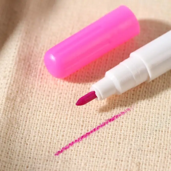 Маркер для ткани, самоисчезающий, 15 см, розовый Маркер для ткани, самоисчезающий, 15 см, розовый
