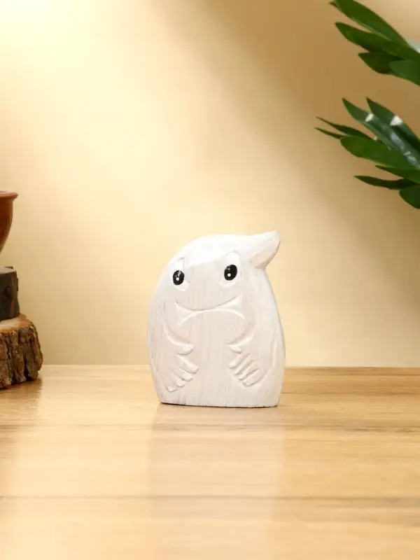 Набор сувенирный  Набор сувенирный "Привидения" дерево H 12, 9, 7 см, цв. светло-серый