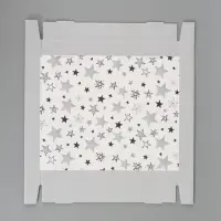 Коробка складная &laquo;Серые звёзды&raquo;, 31 х 25,6 х 16 см