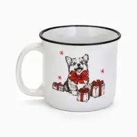 Кружка керамическая, новогодняя «Корги», 450 мл Кружка керамическая, новогодняя «Корги», 450 мл