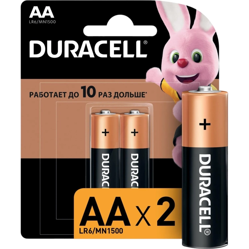 Батарейка DURACELL BASIC АА/LR6-2BL