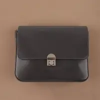 Застёжка для сумки, 2.3×3.5 см, цвет серебряный