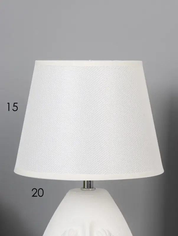 Лампа настольная &laquo;Тики&raquo; E14. 1х40Вт, белый, RISALUX