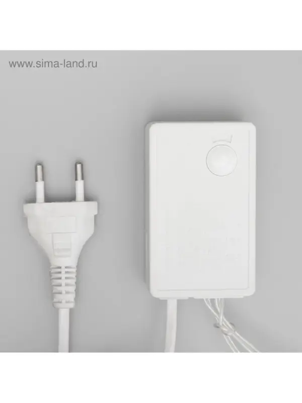 Гирлянда &laquo;Водопад&raquo; 2&times;1.5 м, IP44, прозрачная нить, 400 LED, свечение белое, 8 режимов, 220 В