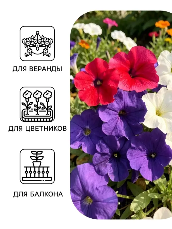 Семена цветов Петуния &laquo;Фристайл&raquo; дабл уан, F1, 7 шт., &laquo;АЭЛИТА&raquo;