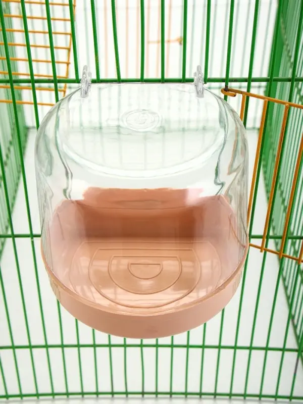 Купалка для птиц, внешняя 12&times;9&times;11 см, бежевая