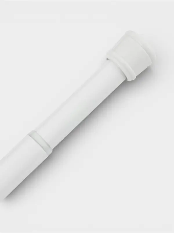 Карниз для ванной &laquo;Доляна&raquo;, телескопический, 110-200 см, стальной, белый