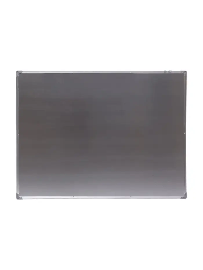 Доска магнитно-маркерная Calligrata, 90&times;120 см, зеленая, с полочкой, в алюминиевой рамке