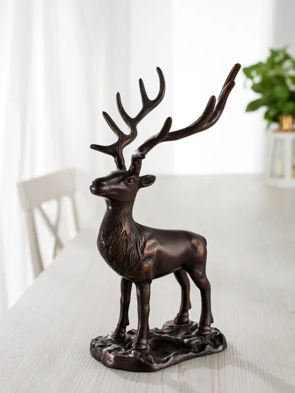 Сувенир &laquo;Олень&raquo;, 17&times;16&times;34 см, алюминий