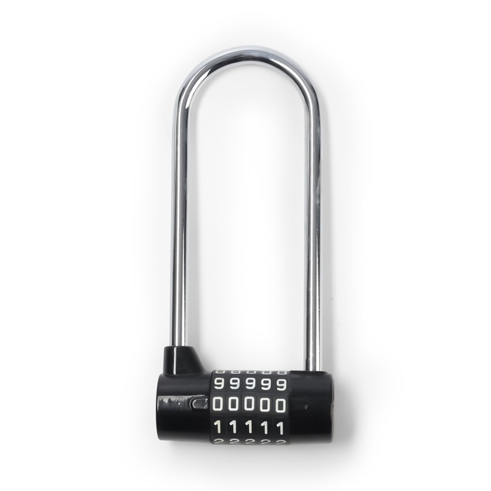 Замок навесной велосипедный, 65х145 мм внешний, 41х112 мм внутрен. кодовый замок Замок навесной велосипедный, 65х145 мм внешний, 41х112 мм внутрен. кодовый замок