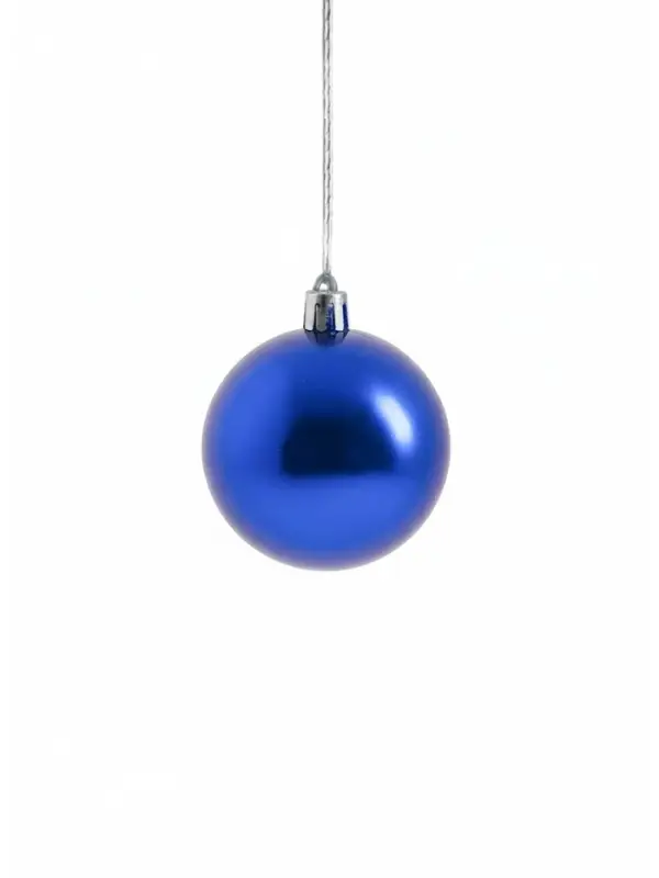 Ёлочные игрушки &laquo;Глянец&raquo;, шары новогодние, набор 4 шт., d=8 см, синий