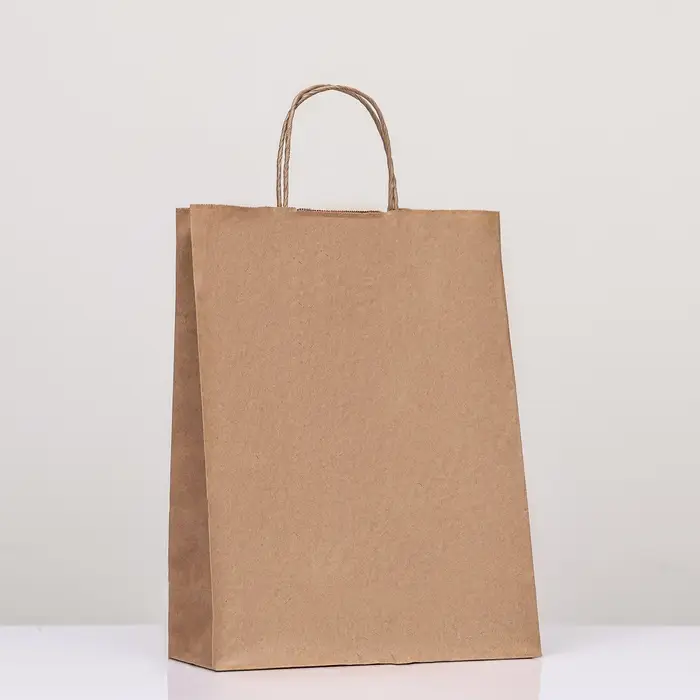 Пакет крафт без печати 24×11×32 см Пакет крафт без печати 24×11×32 см