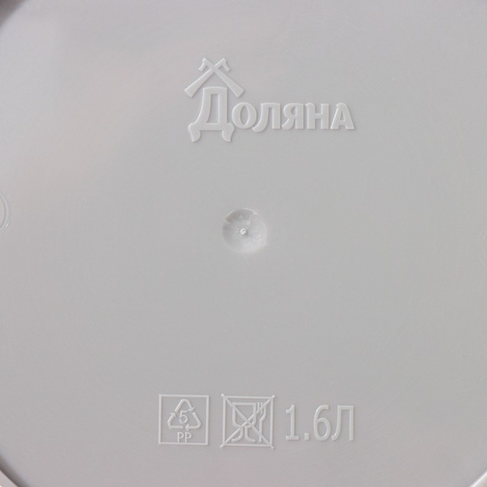 Горшок для цветов с поддоном Доляна «Кракле», 1,6 л, d=14 см, h=15,5 см, пластиковый, цвет серый Горшок для цветов с поддоном Доляна «Кракле», 1,6 л, d=14 см, h=15,5 см, пластиковый, цвет серый