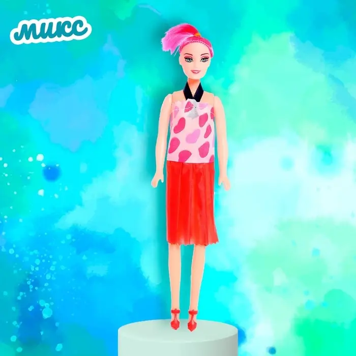 Кукла-модель «Оленька» в вечернем платье, МИКС Кукла-модель «Оленька» в вечернем платье, МИКС