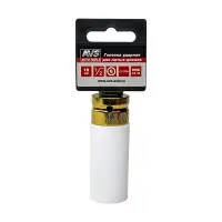 Головка торцевая ударная глубокая 6-гранная 1/2''DR (19 мм) колесная AVS H11219IС