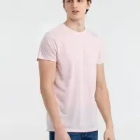Футболка мужская приталенная Regent Fit розовый меланж, размер XXL