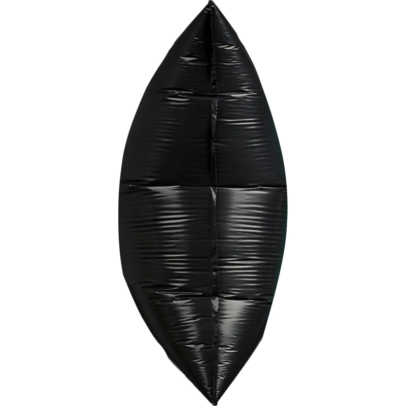 Мешки для мусора ПВД 120л 35мкм 20шт/рул черные 68х110см Luscan