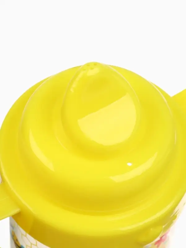 Поильник детский M&B &laquo;Сладкая жизнь&raquo; с твёрдым носиком, от 9 мес., 140 мл., с ручками, желтый