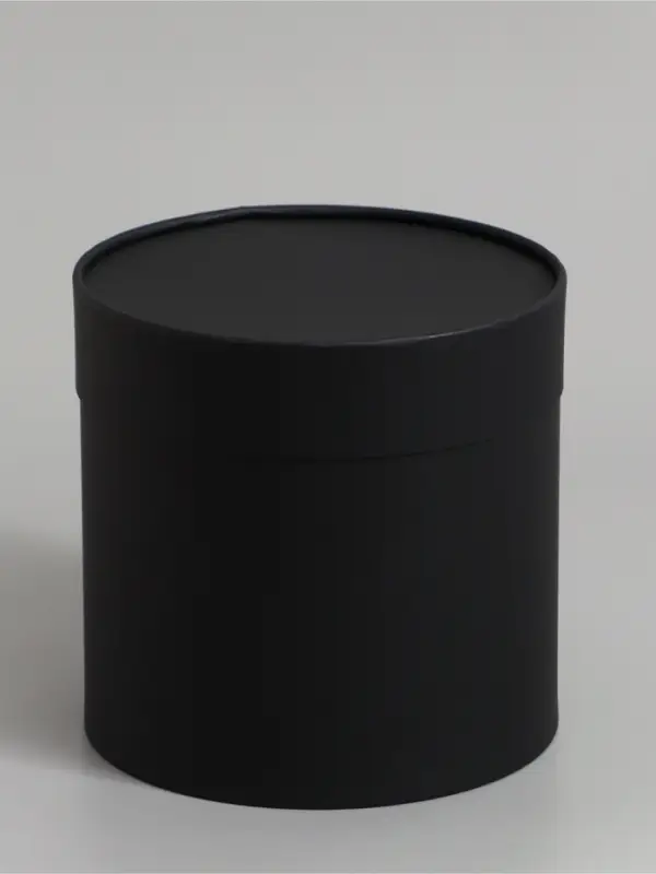 Коробка подарочная, завальцованная &laquo;Чёрная&raquo;, 21&times;21 см