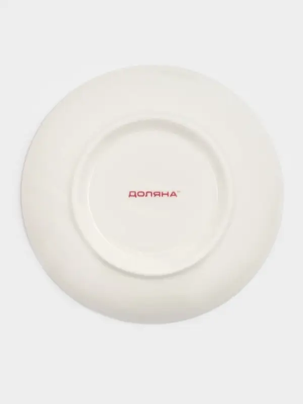 Чайная пара Доляна &laquo;Млечный путь&raquo;, 2 предмета: чашка 220 мл, блюдце d=13.5 см, фарфор, бирюзовая