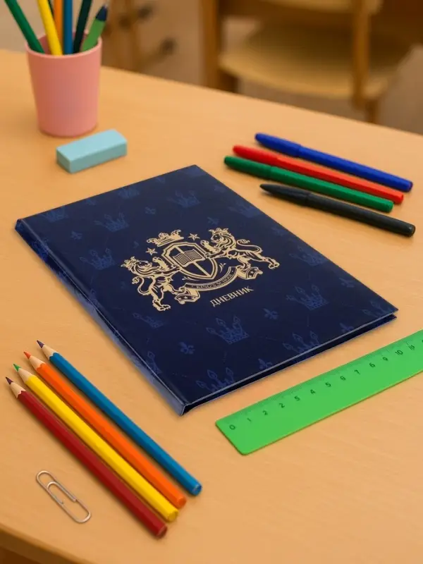 Дневник школьный для 1-11 классов, &laquo;Эмблема&raquo;, твёрдая обложка 7БЦ, глянцевая ламинация, 40 листов