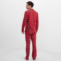 Пижама мужская KAFTAN "Клетка" размер 50
