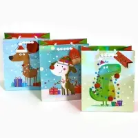 Набор подарочных пакетов «Новый год», 3 шт, 25,4 × 30,5 × 12,7 см Набор подарочных пакетов «Новый год», 3 шт, 25,4 × 30,5 × 12,7 см