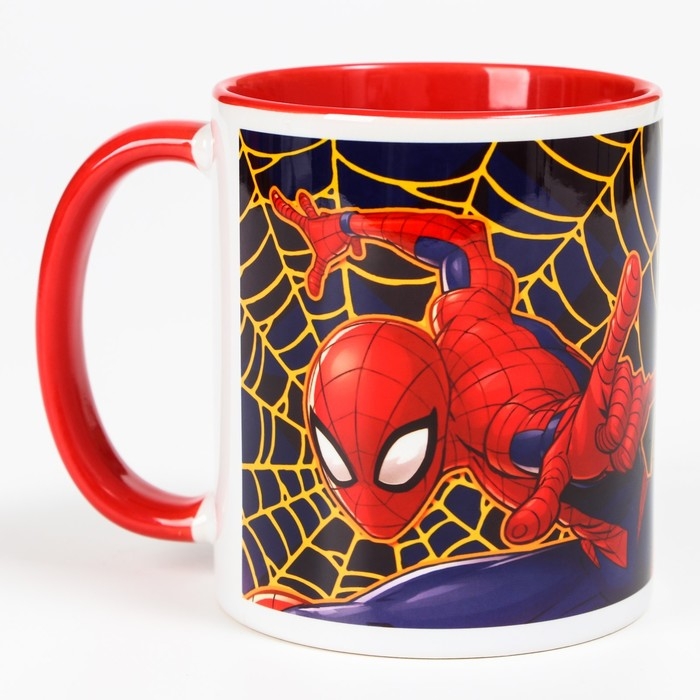 Кружка сублимация, 350 мл Кружка сублимация, 350 мл "Супер-мен", Человек-паук МИКС