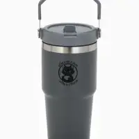 Термостакан с ручкой Coffee, 600 мл, серый