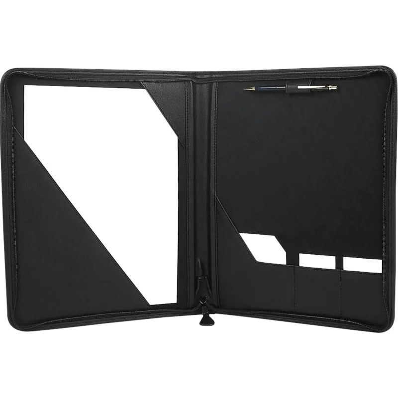 Папка деловая Выбор-2Мимп.винилискожа,черный,340x270 мм,мод.148и/чер