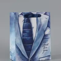 Пакет подарочный ламинированный, упаковка, &laquo;Just for you&raquo;, MS 18&times;23&times;10 см