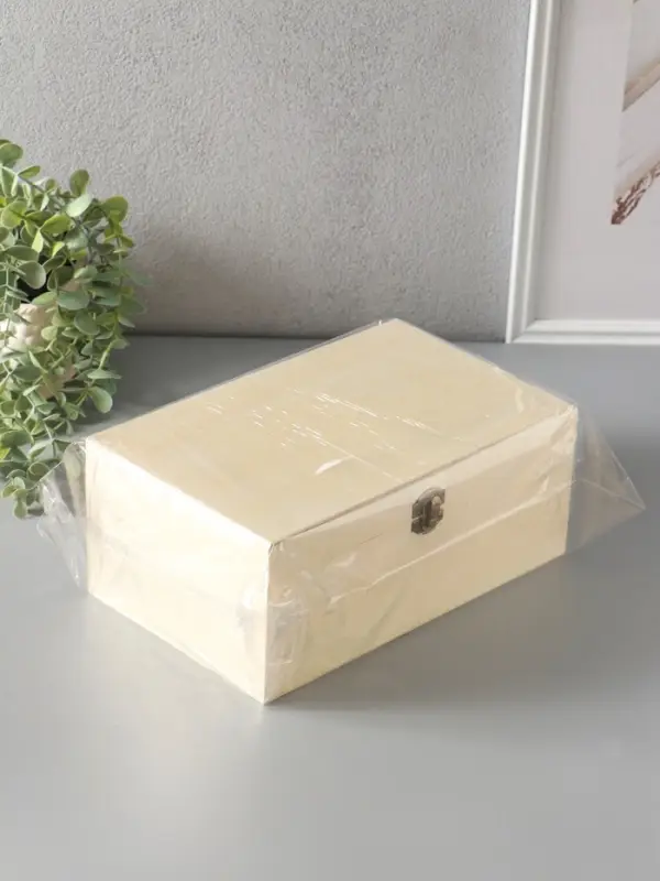 Шкатулка для росписи дерево &laquo;Прямоугольная&raquo;, для украшений, замок-пряжка, 26.5&times;16.5&times;11 см