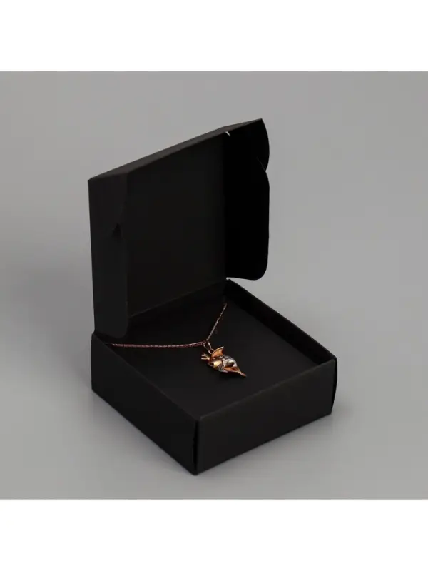 Коробка под бижутерию, упаковка, &laquo;Чёрная&raquo;, 7.5 х 7.5 х 3 см