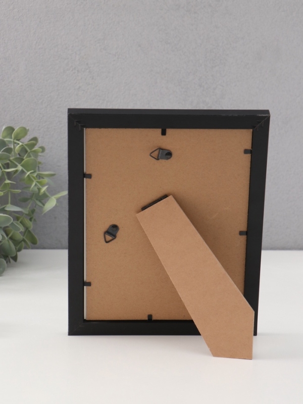 Фоторамка МДФ Фоторамка МДФ "Anna" 15х20 см, с паспарту (10х15 см), чёрный (пластиковый экран)