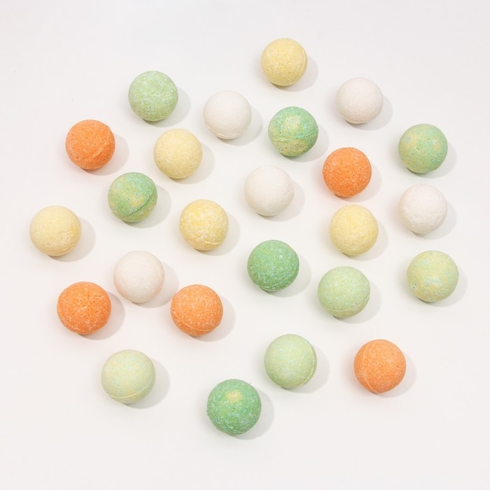 Подарочный набор косметики «Счастья!», бомбочки для ванны, 25 х 20 г, Новый Год