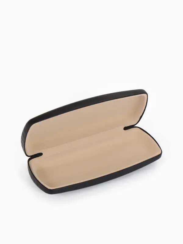 Футляр для очков на хлопушке, размер 16&times;6.5&times;3.5 см, чёрный