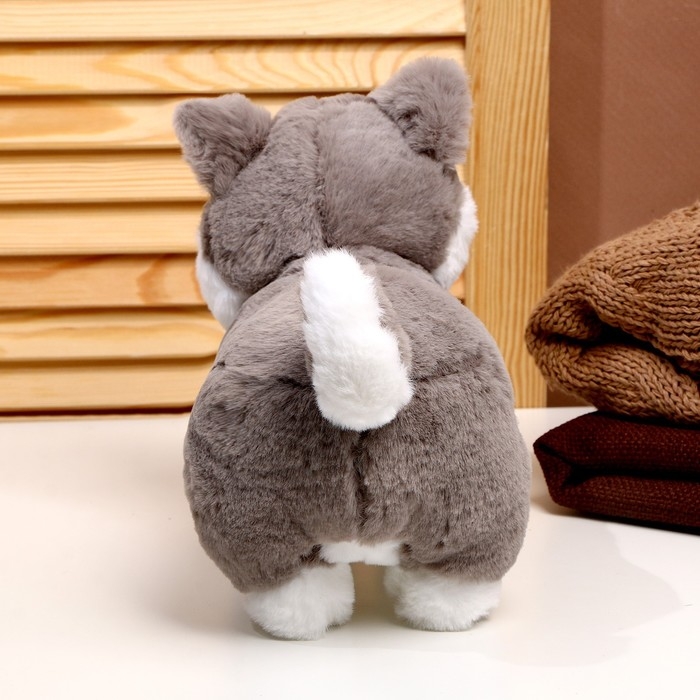 Мягкая игрушка «Хаски», размер 28 см, цвет серый Мягкая игрушка «Хаски», размер 28 см, цвет серый