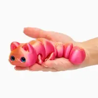 3Д - печатная игрушка &laquo;Кошка&raquo;, подвижная, цвет МИКС