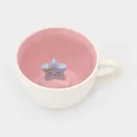 Кружка Доляна &laquo;Звёздочка&raquo;, 475 мл, керамика, с фигуркой, белая, розовая