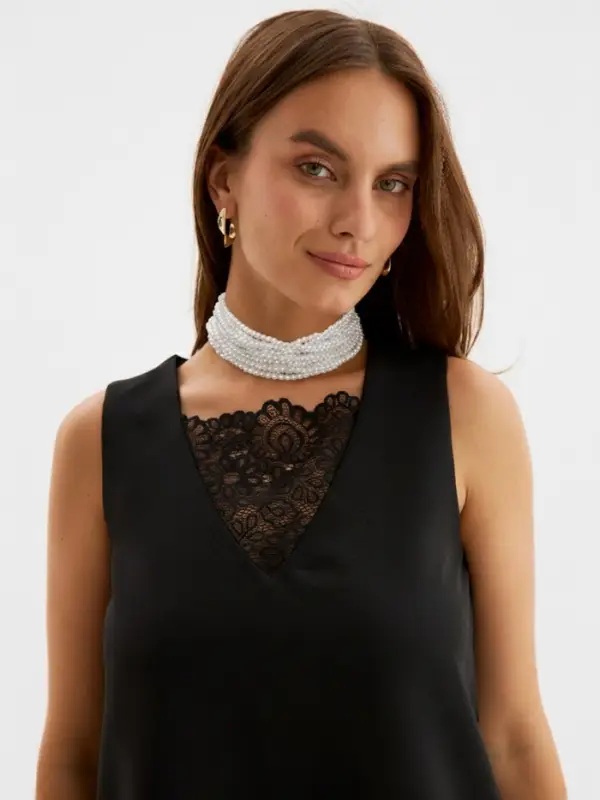 Чокер-бусы многослойный &laquo;Жемчужная императрица&raquo;, 12 рядов, №6, L=30 см+10 см, белый в серебре