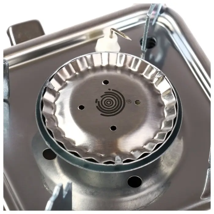 Плита газовая портативная maclay, для кемпинга, 15&times;15&times;9 см, квадратная